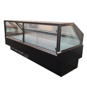 Mới Vuông Loại Thịt Thịt Cửa Hàng Thịt Hiển Thị Thiết Bị Tủ Lạnh Cá Tươi Làm Lạnh Showcase - Product Image 3