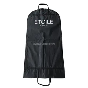 Customized non woven/oxford/peva/pvc dustproof long dress dance bags with garment rack