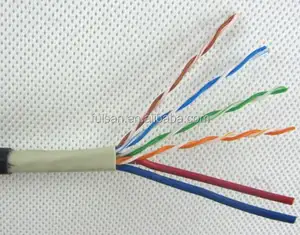 UTP siamesischen kabel 305M rolle UTP CAT5e Lan Kabel Mit Power