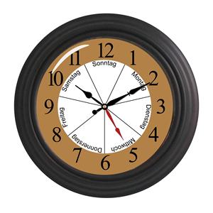 Đồng Hồ Treo Tường 12In, Đồng Hồ Treo Tường Trang Trí Nhà Hiện Đại Ngày Trong Tuần Bằng Nhựa - Product Image 6