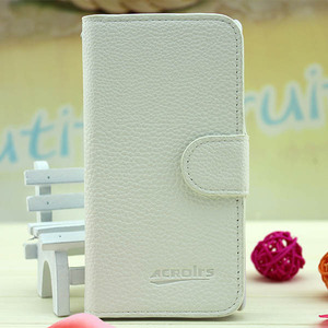 Petit moq gros grain de litchi portefeuille flip housse en cuir pour <span class=keywords><strong>wiko</strong></span> <span class=keywords><strong>cink</strong></span>+ - Product Image 4