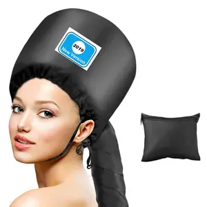 Upgraded Soft Adjustable Large Hooded Bonnet Hair Dryer Attachment for Beauty Care and Drying Heat Cap