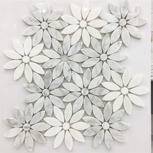 Nuovi disegni decorazione <span class=keywords><strong>per</strong></span> la casa moderna in marmo fiore e bastone <span class=keywords><strong>mosaico</strong></span> in pietra <span class=keywords><strong>per</strong></span> pavimento piastrelle in ceramica <span class=keywords><strong>mosaico</strong></span> - Product Image 3
