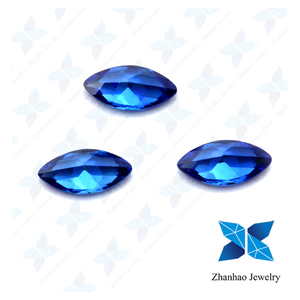 Venta al por mayor brillante #113 zafiro <span class=keywords><strong>azul</strong></span> marquesa corte <span class=keywords><strong>espinela</strong></span> sintética - Product Image 1