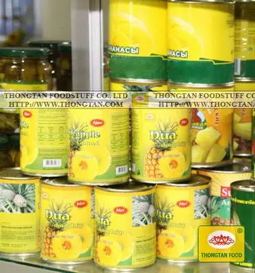 トンタン食品がベトナムから供給するパイナップル缶詰