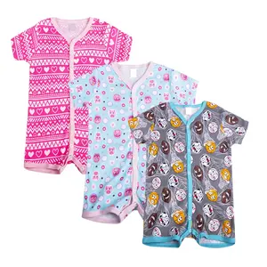 低起订量最优质的新生儿幼儿连身衣棉质婴儿 Onesie 睡衣