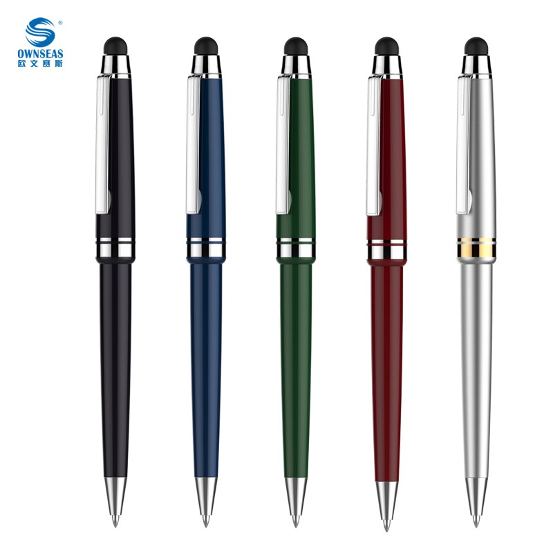 Пользовательский дизайн, дешевая Многофункциональная Пластиковая шариковая ручка для мобильного стилуса с сенсорным экраном