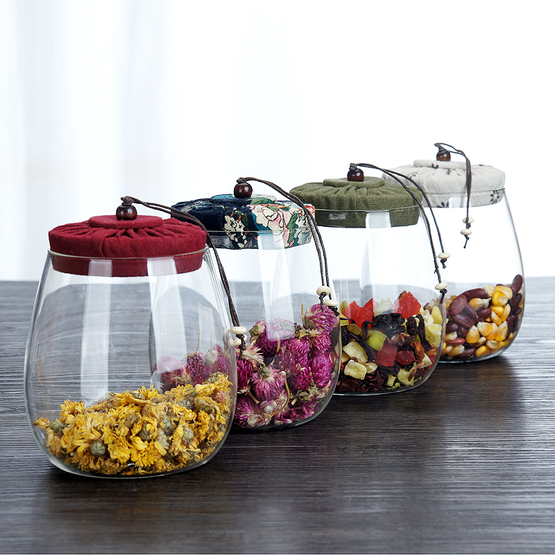 Airtight Canister Set with Lid Waterproof and Impermeable Storage Glass Jar  Multi-Purpose Food Container