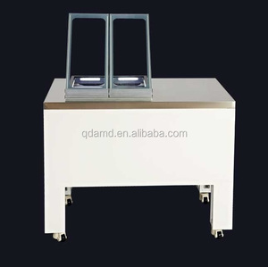 Congelador de exhibición de helado móvil, para una mesa, superventas - Product Image 4