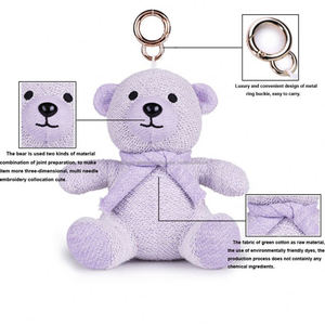 Fuerte <span class=keywords><strong>sonido</strong></span> estéreo mascota <span class=keywords><strong>oso</strong></span> Mini altavoz de altavoz azul diente - Product Image 4