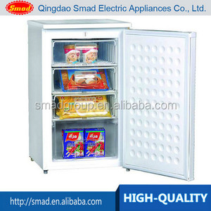 Venta al por mayor electrodomésticos mini puerta sólida puerta congelador vertical pequeño congelador vertical , - Product Image 1