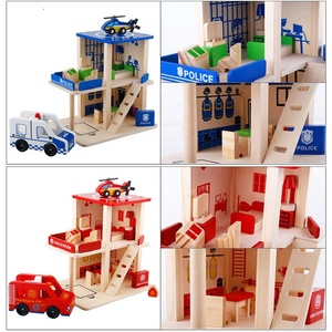 Jouets <span class=keywords><strong>en</strong></span> <span class=keywords><strong>bois</strong></span> pour enfants, bricolage d'imitation de Cosplay, jouets <span class=keywords><strong>en</strong></span> <span class=keywords><strong>bois</strong></span> pour la maison, la Police, le bureau, le service de feu - Product Image 5