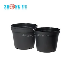 China supplier wholesale large size garden plastic pots, plastic plant pots