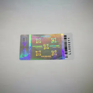 Tuỳ Chỉnh 3d Micro Văn Bản Laser Chống Hàng Giả Hologram Security Label Sticker