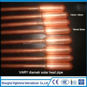 factory price copper heat pipe for pressure heat pipe solar collector