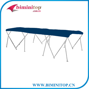600D <span class=keywords><strong>de</strong></span> qualité marine <span class=keywords><strong>toile</strong></span> <span class=keywords><strong>ponton</strong></span> bateau double bimini top - Product Image 4