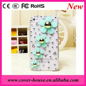 Hộp đựng hoa nhỏ <span class=keywords><strong>3D</strong></span> cho iPhone 5 4 <span class=keywords><strong>4S</strong></span> - Product Image 1