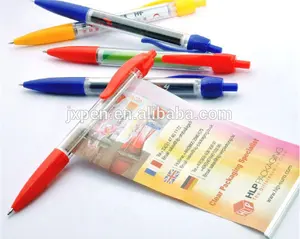 Stylo promotionnel avec papier amovible populaire pas cher logo personnalisé publicité stylo bannière promotionnel