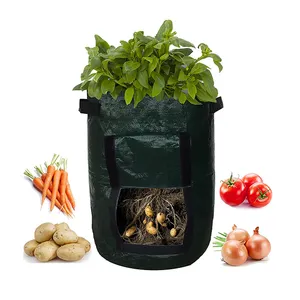 Bolsa de cultivo de patatas para plantas de jardín, barata, fabricada en fábrica