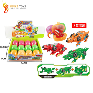 Niño <span class=keywords><strong>dino</strong></span> parque temático de plástico de juguete dinosaurio robot en huevo - Product Image 2