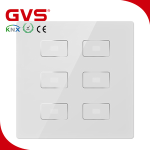 Nuovo K-Bus KNX EIB <span class=keywords><strong>smart</strong></span> home automation Switching Dimming light shutter control Guangzhou interruttore a pulsante-bianco/nero/argento - Product Image 2