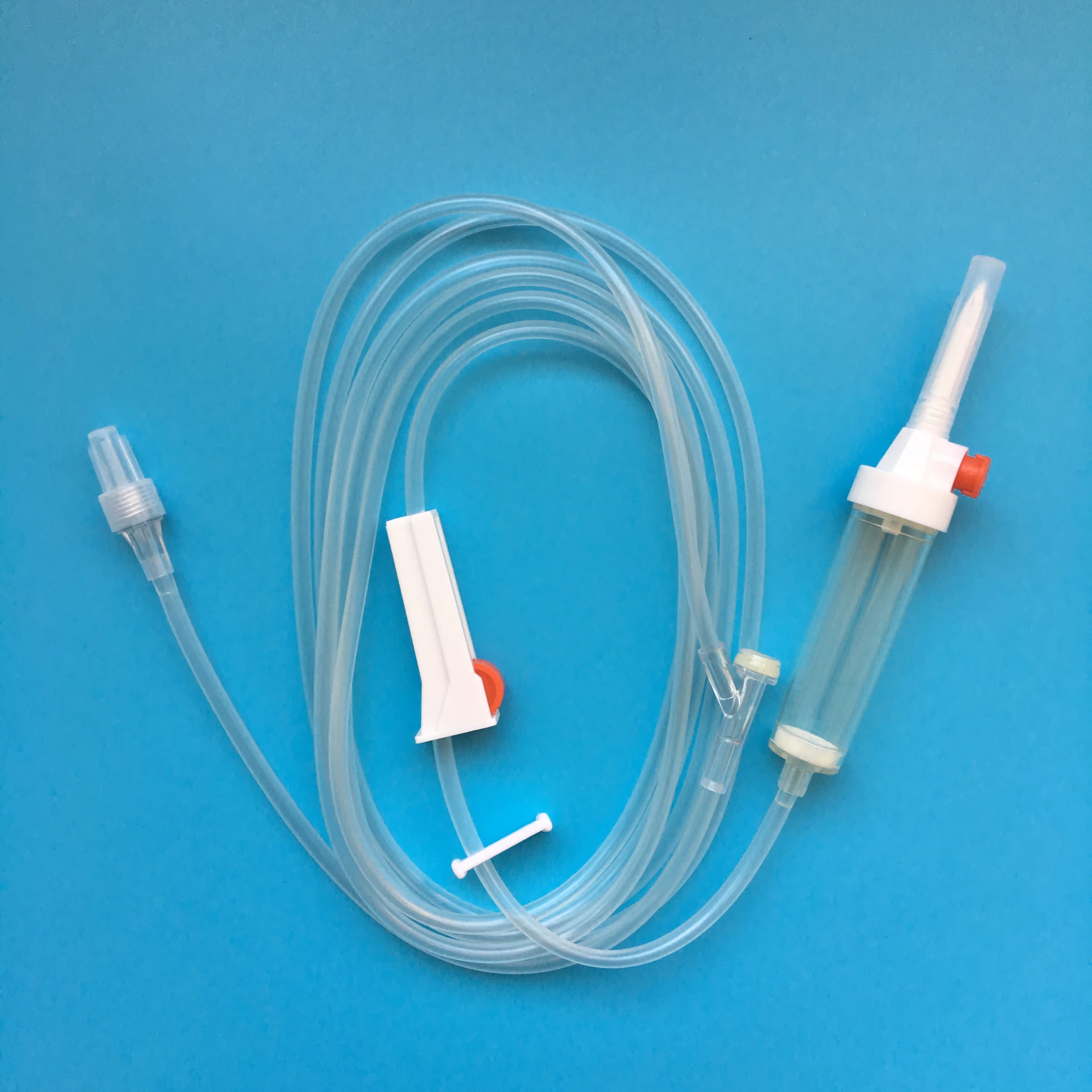 Pump use infusion set with Y-site