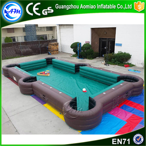 Nuevo estilo inflable billar snookball patio de juegos de fútbol para billar inflable pelota de fútbol mesa de snooker inflable - Product Image 6