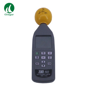 TES-593 EMF 미터 삼축 데이터 로거 주파수 10 MHz ~ 8.0 GHz 전자기파 필드 강도 측정기 - Product Image 4