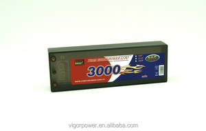 Estuche rígido lipo battery pack 7.4 v 2 s 30c 3000 mAh para 1/10 rc car - Product Image 1
