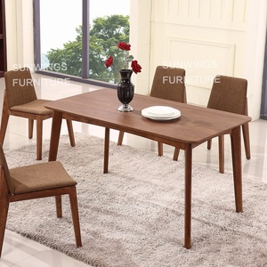 <span class=keywords><strong>Table</strong></span> et chaise de salle <span class=keywords><strong>à</strong></span> <span class=keywords><strong>manger</strong></span> rectangulaire de luxe en MDF avec pieds en bois, ensemble de <span class=keywords><strong>Table</strong></span> <span class=keywords><strong>à</strong></span> <span class=keywords><strong>manger</strong></span> moderne en bois massif, bon marché - Product Image 1
