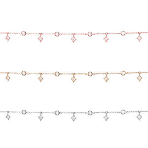 Gemnel 925 perak gaya baru perhiasan halus bintang penuh pesona choker liontin untuk Kalung - Product Image 6