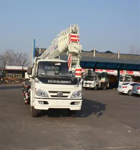 10 טון משאית מנוף משאית foton עם חמישה חלקים משושה בום טלסקופים רכובה קריין למכירה - Product Image 6