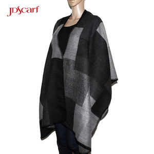 Sciarpa Poncho <span class=keywords><strong>Vintage</strong></span> Unisex con Maniche da Lavorare a Maglia - Product Image 4