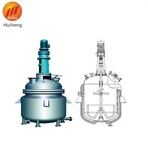 500-10000L SS316 Sistem Pemanas Industri Plug Flow Reactor