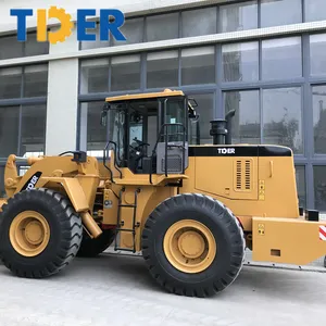 Tder Trung Quốc bánh xe tải máy 5 tấn kết thúc trước loader với phím điều khiển