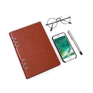 Классический блокнот в твердой обложке из искусственной кожи, дешевый деловой Ежедневник с 6 отверстиями, офисный блокнот, дневник, Ежедневник a5 - Product Image 4