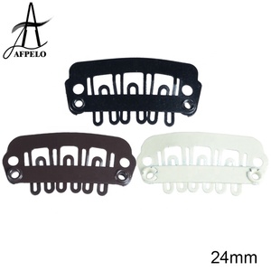 24 millimetri <span class=keywords><strong>Clip</strong></span> di <span class=keywords><strong>Capelli</strong></span> della Parrucca Strumento di <span class=keywords><strong>Clip</strong></span> In Metallo A Scatto per Estensione Dei <span class=keywords><strong>Capelli</strong></span> di Figura di U <span class=keywords><strong>Clip</strong></span> di Estensione - Product Image 5
