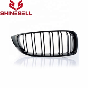 1 par de parrilla frontal negra mate con doble listón para <span class=keywords><strong>BMW</strong></span> 4 Series F32/F33/36 420i <span class=keywords><strong>428i</strong></span> 435i <span class=keywords><strong>2014</strong></span> 2015 2016 - Product Image 5
