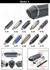 Silencieux d'échappement de course, 51mm, modification, pour quad, Dirt Bike, FZ6, CBR250, CB600, MT07 - Product Image 3