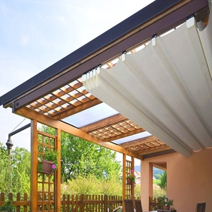 Gazebo de Jardín Motorizado de Lujo con Sistema de Techo Retráctil, Control Remoto, Resistente al Viento y a la Lluvia, Toldo de PVC <span class=keywords><strong>para</strong></span> Uso en Exteriores - Product Image 3
