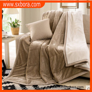Très épais et chaud d'hiver isolation lit feuilles canapé molleton tissé couverture - Product Image 1