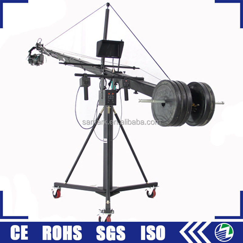 Профессиональный алюминиевый 8 М длинные электрического управления dv фирмы видеокамеры стрела крана