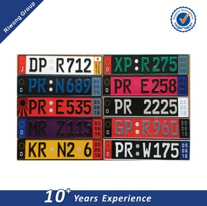 De aluminio de JDM coches placa de la <span class=keywords><strong>europea</strong></span> y de coches placa de la - Product Image 4