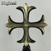 Polyrésine Vintage feuille d'argent décor de Table croix résine Style Antique croix décoration pour la décoration intérieure