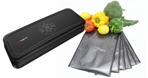 Hot Selling Black Resealable Vacuum Storage Bags Compressed Vacuum Sealer Bags - Product Image 2