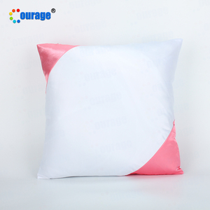 Federa per Cuscino Personalizzabile con <span class=keywords><strong>Design</strong></span> su Misura, Bianca, in Raso per Stampa a Sublimazione - Product Image 4