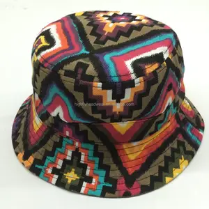 All over printed aztec pattern bucket hat fisherman hat hunting hat