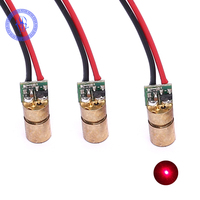 650nm 6mm 3V 5mW Mini Red Laser Dot Diode Module Head