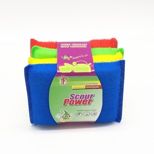 Lingettes abrasives vertes, laver la vaisselle, accessoires de cuisine essentielles, 10 pièces, tampons à récurer - Product Image 3