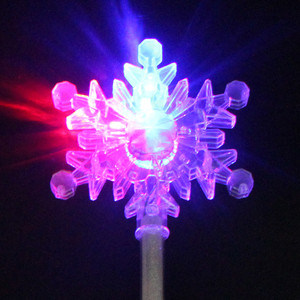 Hadiah Dekorasi Natal Tongkat Cahaya Led, Tongkat Mainan Kepingan Salju - Product Image 6
